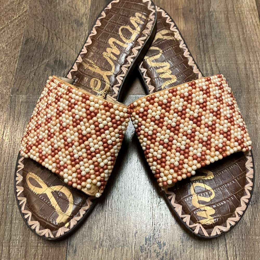 Sam Edelman Gunner 3 Slides Size 8.5 - Picture 2 of 5